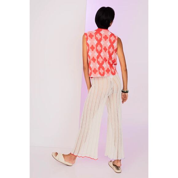 NWT YanYan Knits Honey Pant Ivory L - Picture 3 of 14